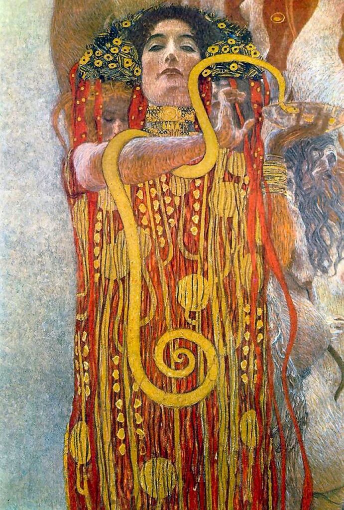 Hygieia Médecine Détail – Gustav Klimt Gustav Klimt