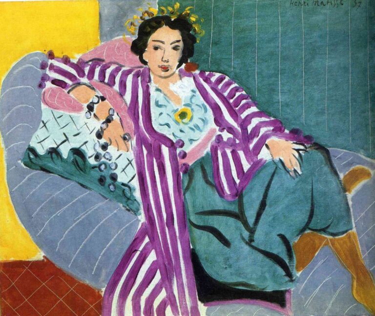 Petite odalisque en robe pourpre – Matisse Henri Matisse