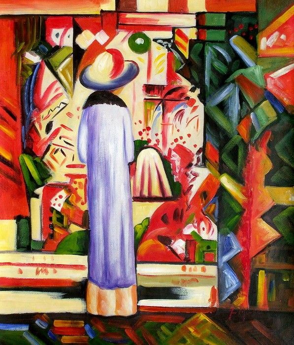 Grande vitrine lumineuse – August Macke August Macke