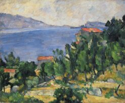 Vue du Mont Marseilleveyre et de l’île de Maire, c.1882 – Paul Cézanne Paul Cézanne