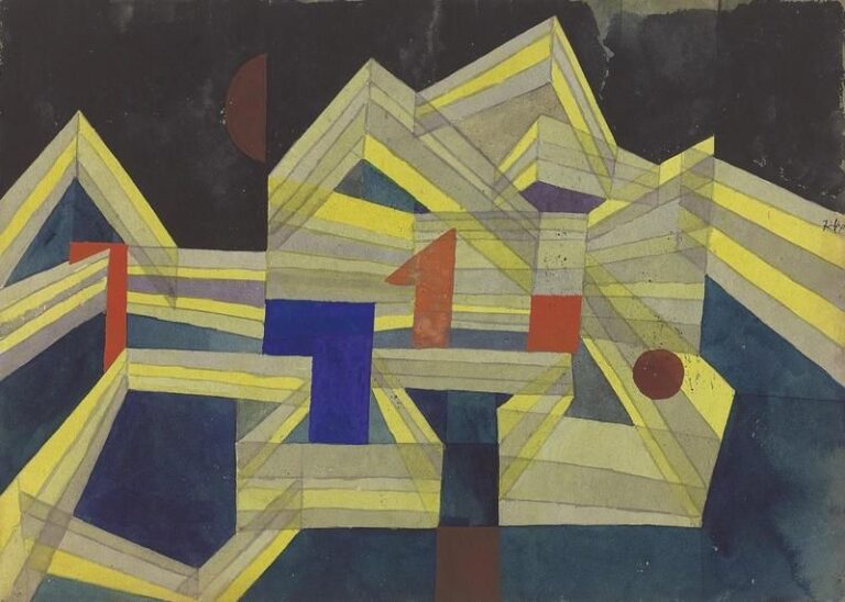 Architectur, transparent-structural – Paul Klee Paul Klee