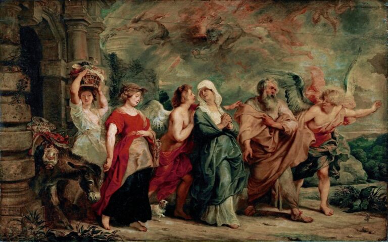 La famille de Lot quitte Sodome – Peter Paul Rubens Peter Paul Rubens