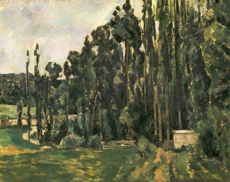 Peupliers – Paul Cézanne Paul Cézanne