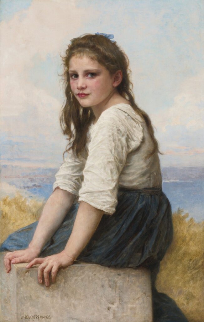 Au bord de la mer – William Bouguereau William Bouguereau