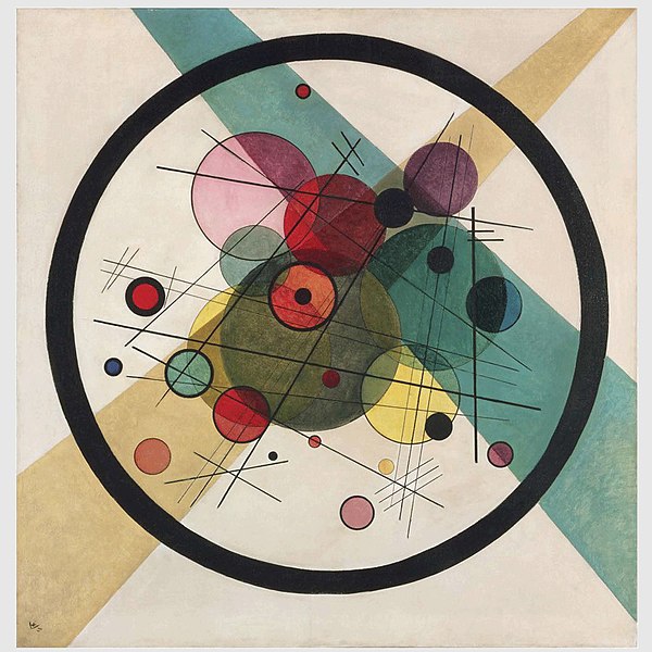 Cercles dans un cercle – Vassily Kandinsky Vassily Kandinsky