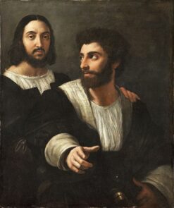 Autoportrait avec un ami – Raphaël (peintre) Raffaello Sanzio