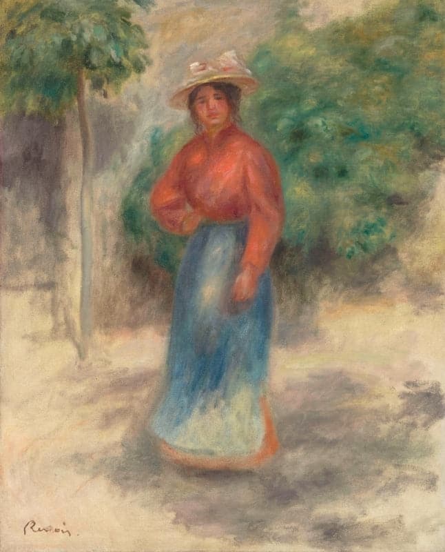 Gabrielle dans le jardin, vers 1905 – Pierre-Auguste Renoir Pierre-Auguste Renoir