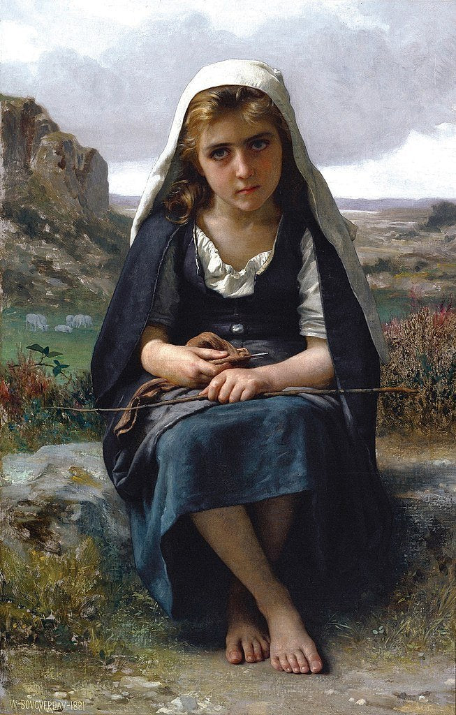 La bergère, 1881 – William Bouguereau William Bouguereau