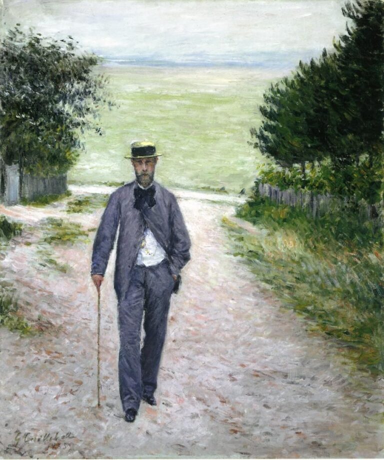 Voyageur au bord de la mer, 1885 – Caillebotte Gustave Caillebotte