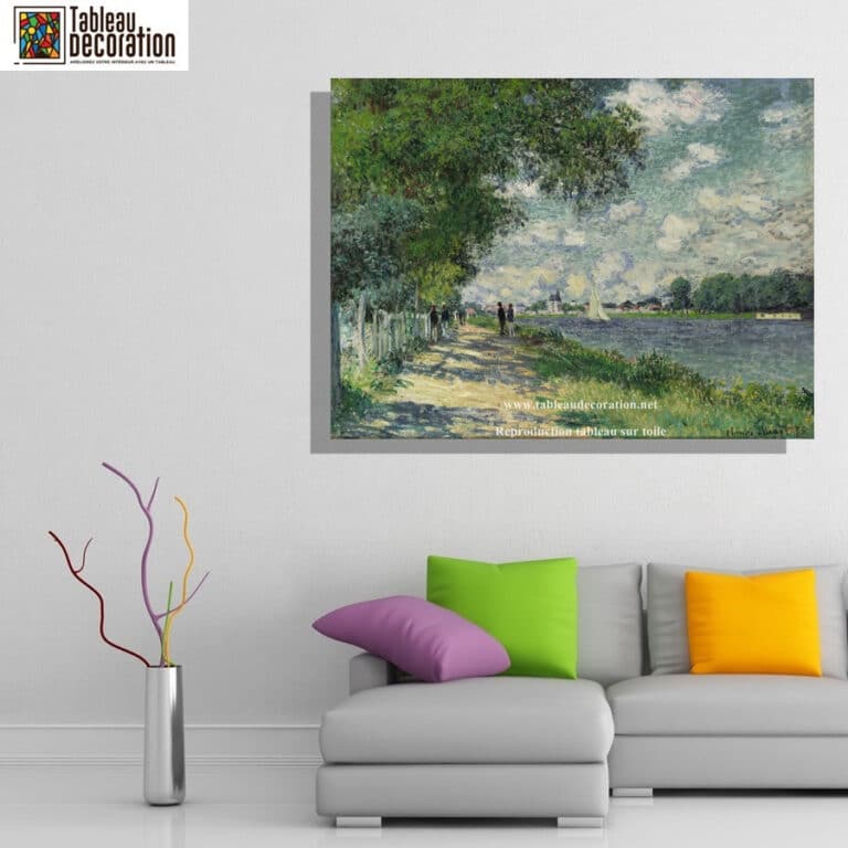 La Seine a Argenteuil – Tableau Monet Claude Monet 4