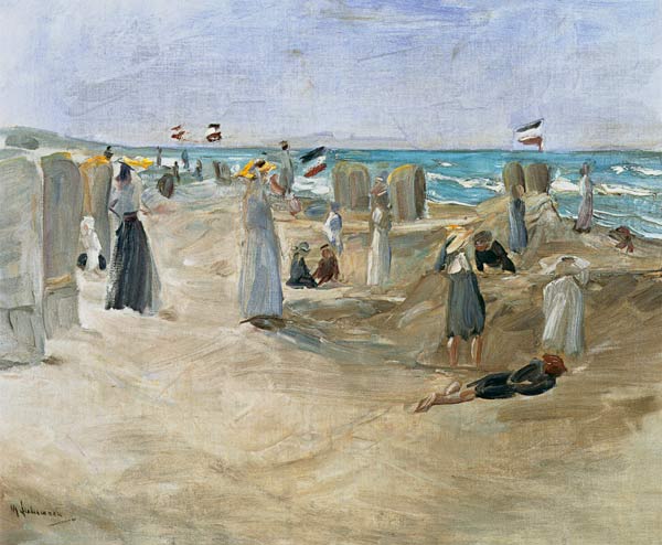 La plage de Noordwijk – Max Liebermann Max Liebermann