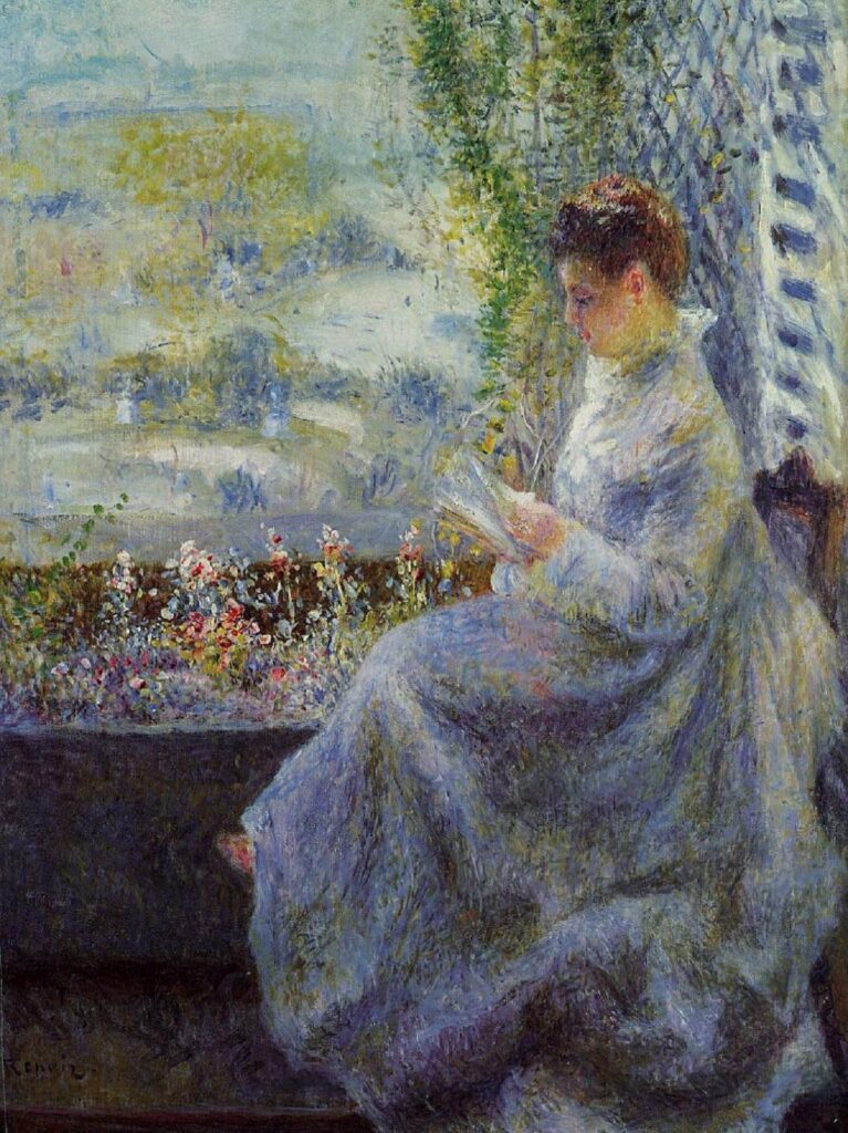 Madame Chocquet en lecture – Pierre-Auguste Renoir Pierre-Auguste Renoir