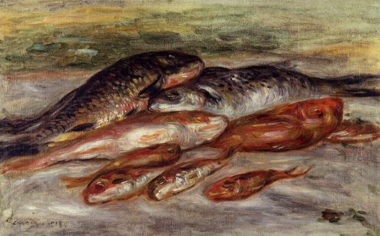 Nature morte avec des poissons 1913 – Pierre-Auguste Renoir Pierre-Auguste Renoir