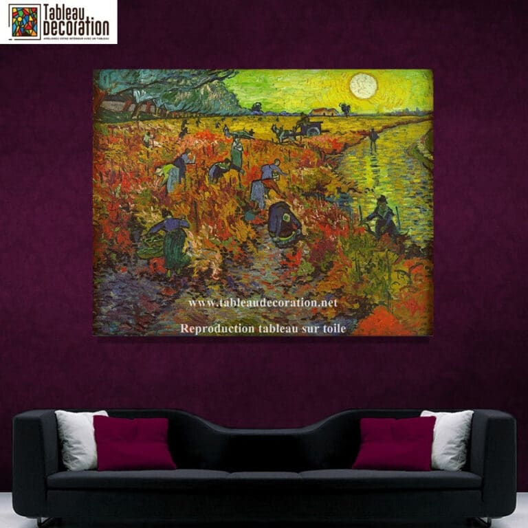 La Vigne rouge d’Arles – Van Gogh Tableaux Populaires 6