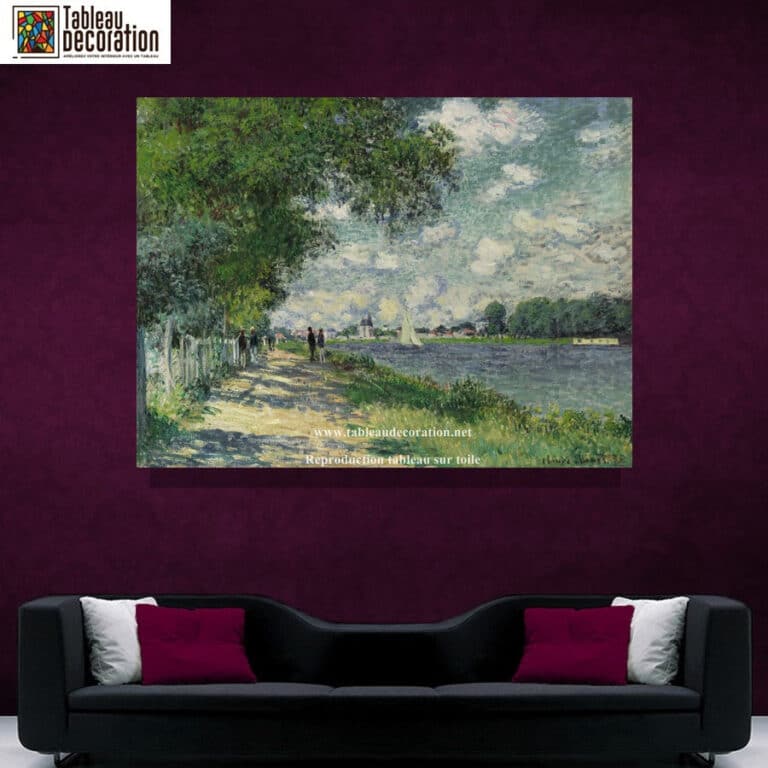 La Seine a Argenteuil – Tableau Monet Claude Monet 5