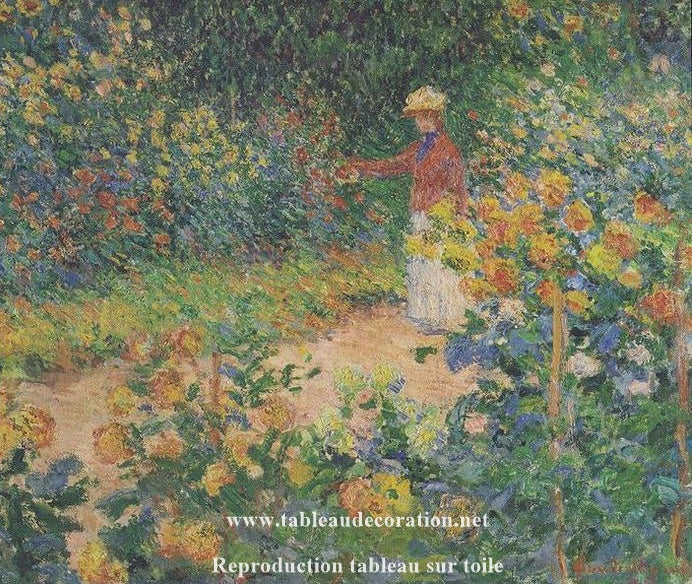 Tableau le jardin de Claude Monet Claude Monet