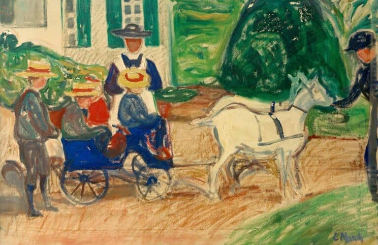 La chèvre et le chariot – Edvard Munch Edvard Munch