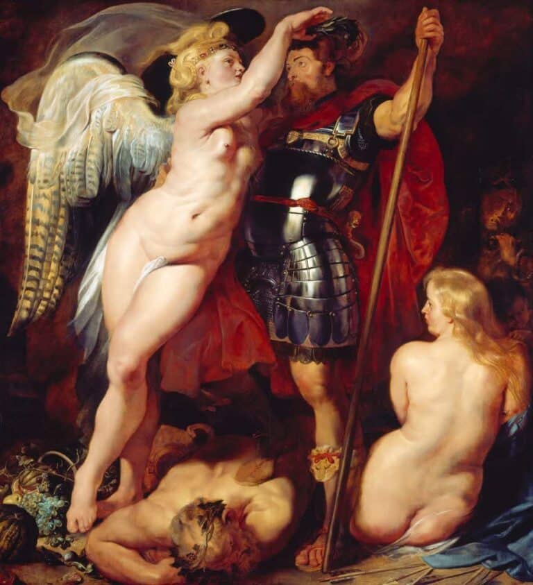 Le couronnement du héros de vertu – Peter Paul Rubens Peter Paul Rubens