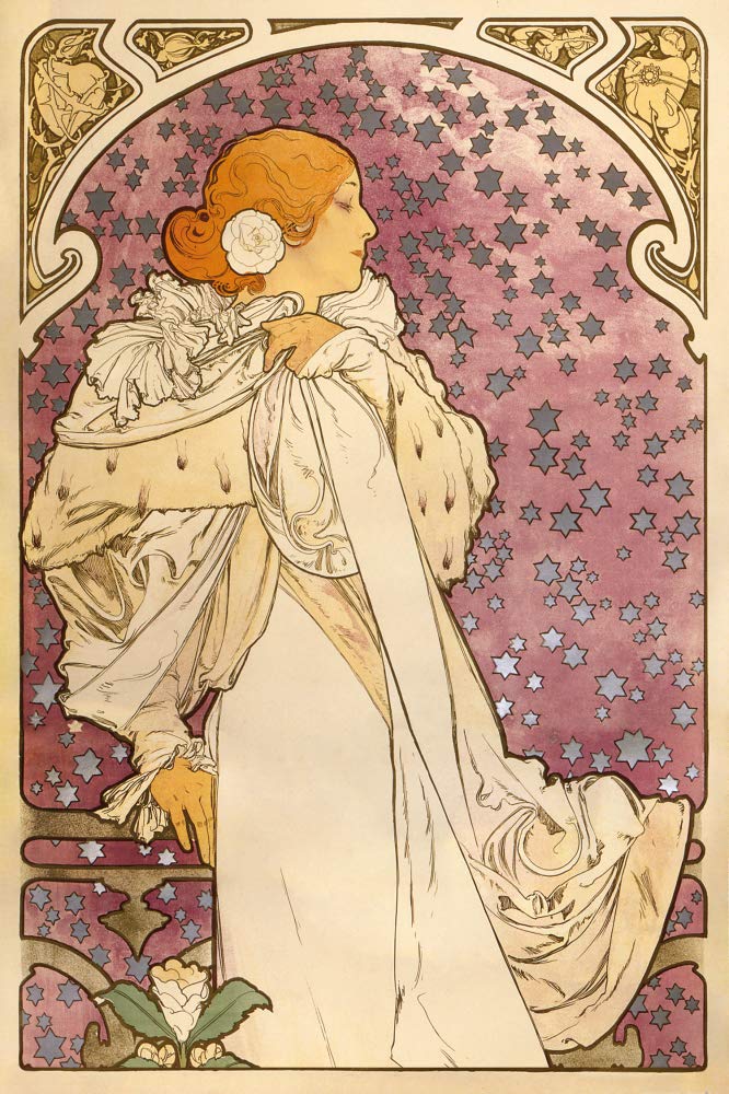 La Dame aux camélias – Mucha Alphonse Mucha