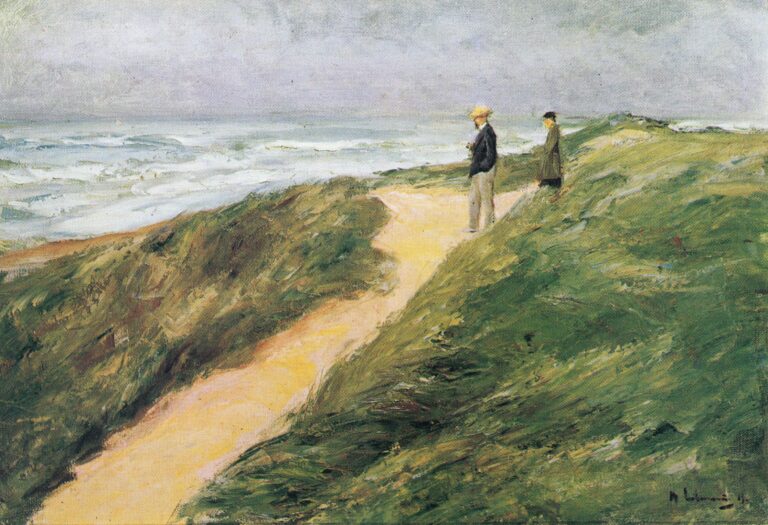 Sur la plage de Katwijk – Max Liebermann Max Liebermann