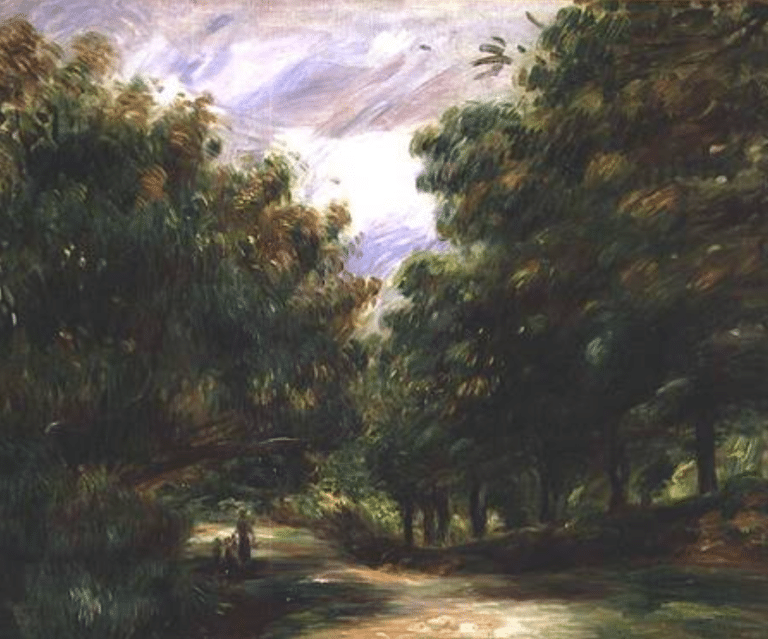 La route près de Cagnes – Pierre-Auguste Renoir Pierre-Auguste Renoir