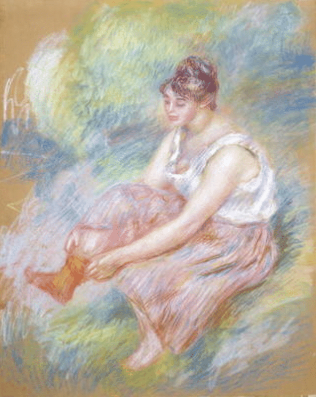 Après le bain, vers 1890 – Pierre-Auguste Renoir Pierre-Auguste Renoir