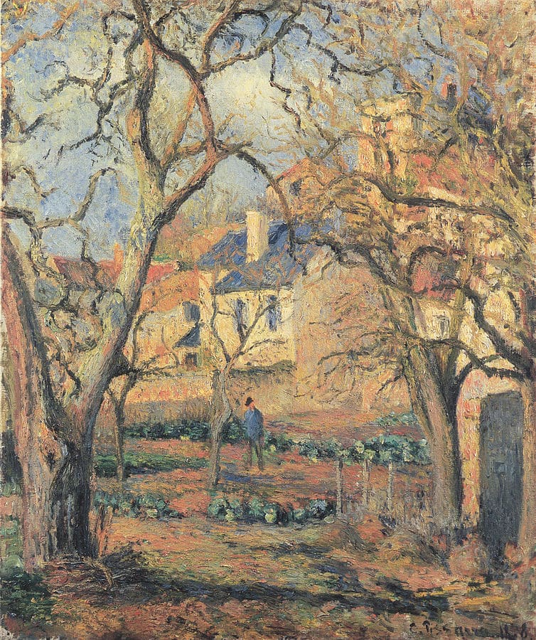 Le Jardin potager à L’Hermitage – Camille Pissarro Camille Pissarro