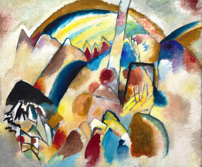 Paysage avec 2 taches rouges – Vassily Kandinsky Vassily Kandinsky