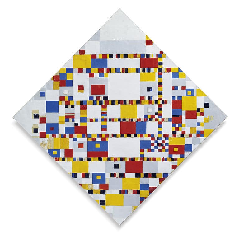 Victoire Boogie-Woogie – Mondrian Piet Mondrian