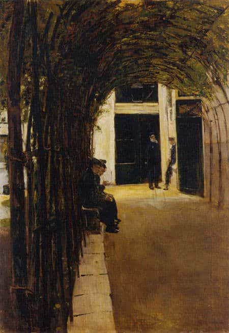 La maison d’un vieil homme à Amsterdam – Max Liebermann Max Liebermann