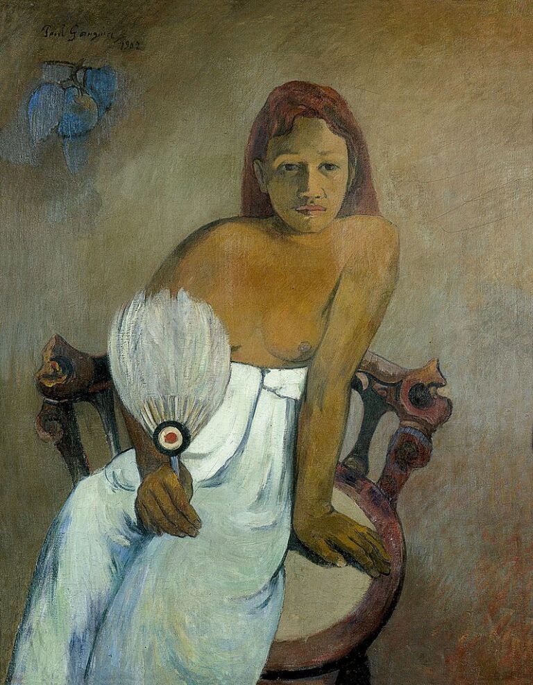 Fille avec des éventails – Paul Gauguin Paul Gauguin