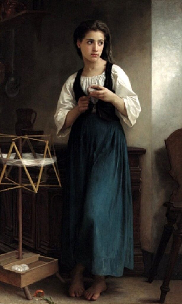 Machine à dérouler – William Bouguereau William Bouguereau