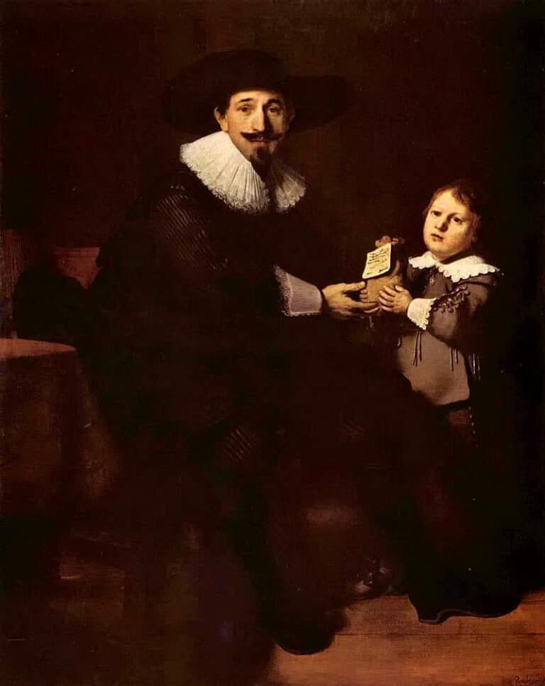 Jean Pellicorne et son fils Caspar – Rembrandt van Rijn Rembrandt van Rijn