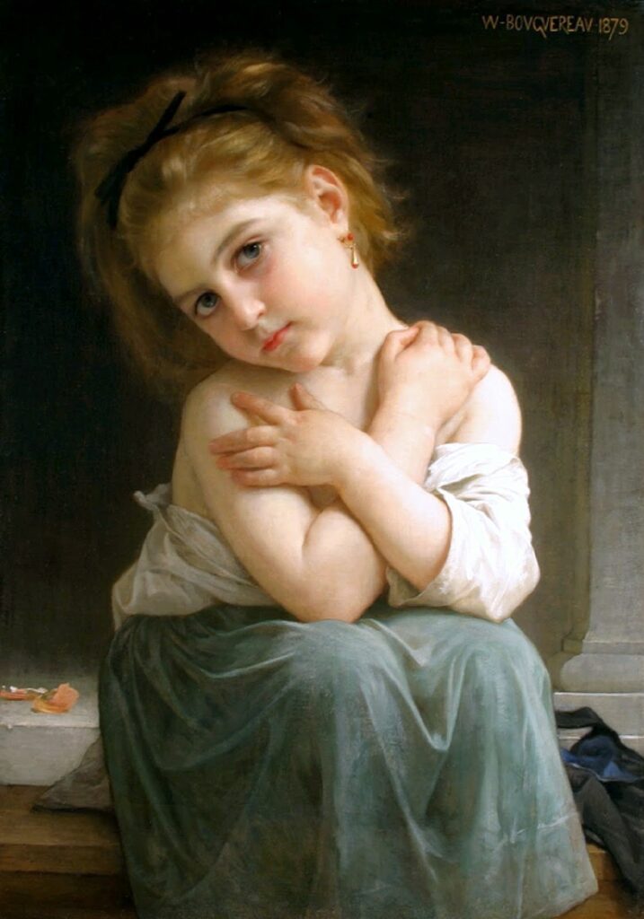 Le froid – William Bouguereau William Bouguereau