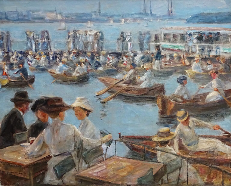 Sur l’alster à hambourg – Max Liebermann Max Liebermann