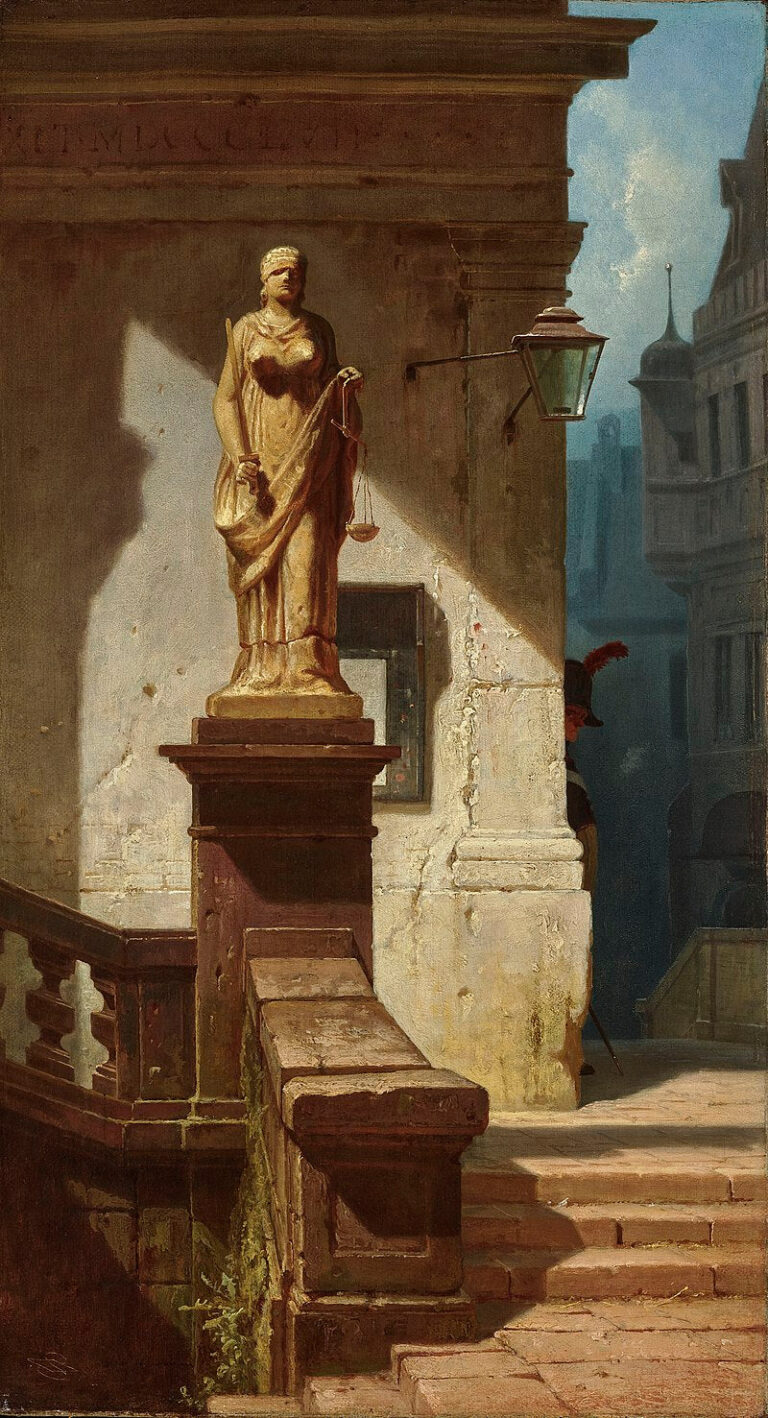 L’œil de la loi (Justitia) – Carl Spitzweg Carl Spitzweg