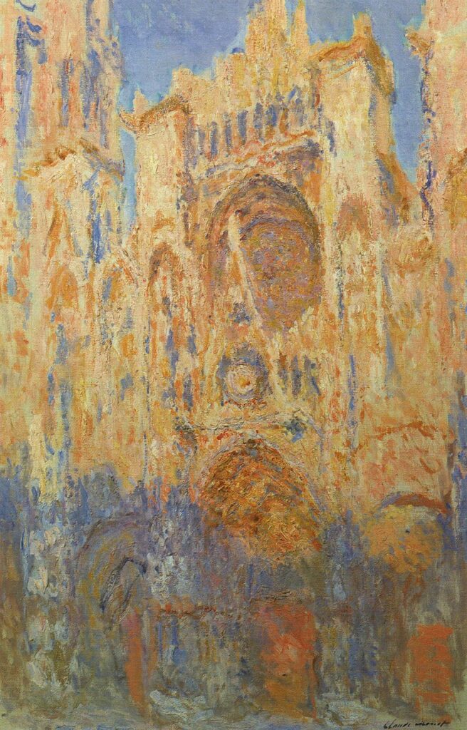 Cathédrale de Rouen. Effet de soleil (Fin de journée) – Claude Monet Cathédrales de Rouen de Claude Monet