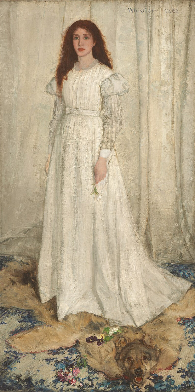 Symphonie en blanc, n° 1 : La fille blanche – James Abbott McNeill Whistler James Abbott McNeill Whistler