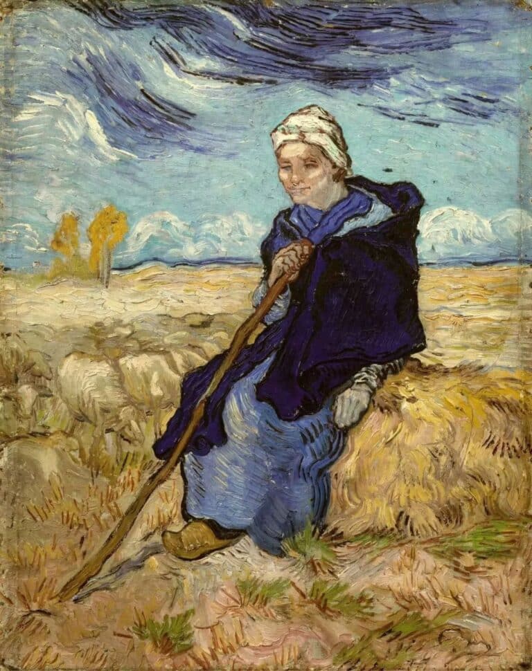 La bergère – Van Gogh Vincent Van Gogh