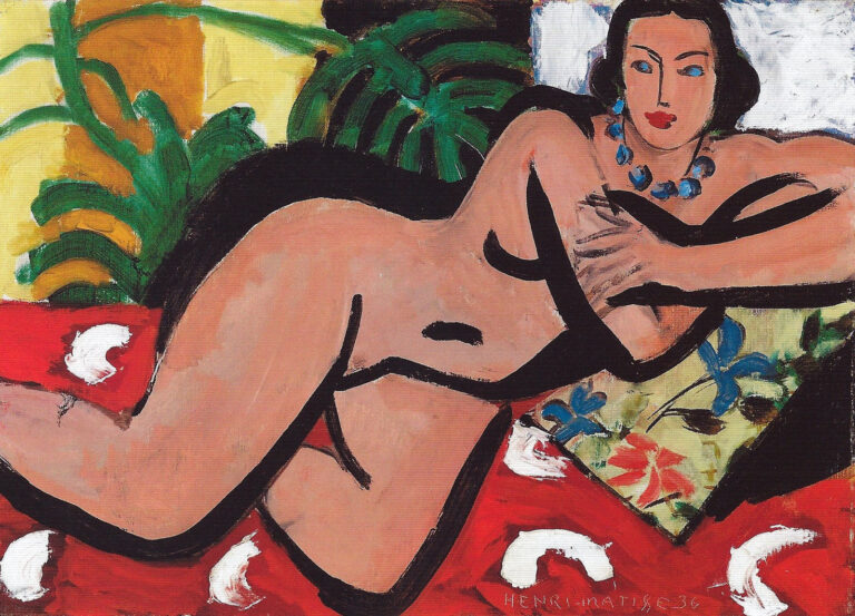 Nu mi-couché aux yeux bleus – Matisse Henri Matisse