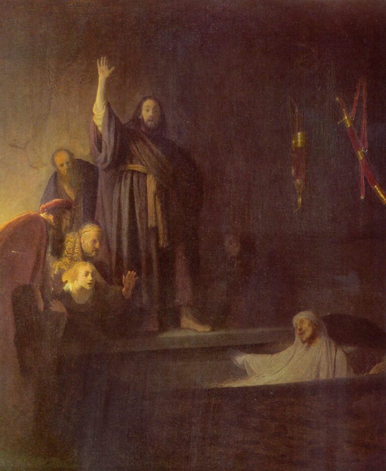 La résurrection de Lazare – Rembrandt van Rijn Rembrandt van Rijn