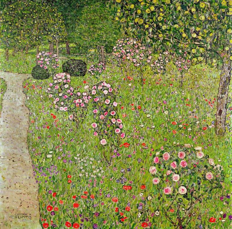 Verger avec des roses – Gustav Klimt Gustav Klimt