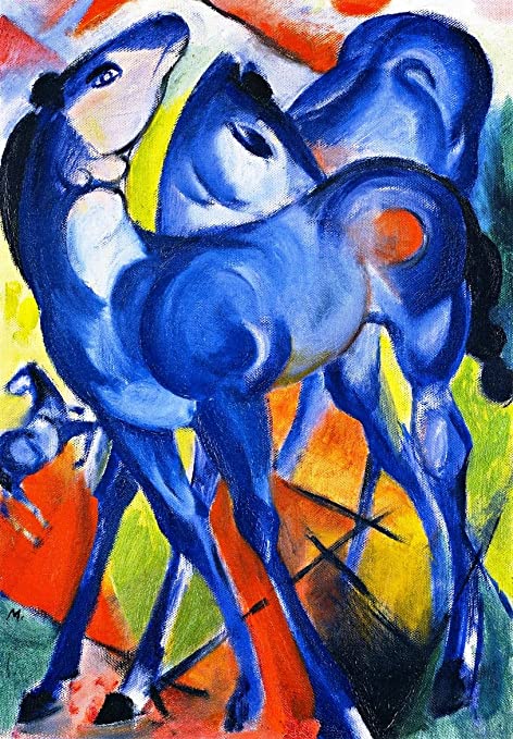 Les poulains bleus – Franz Marc Franz Marc
