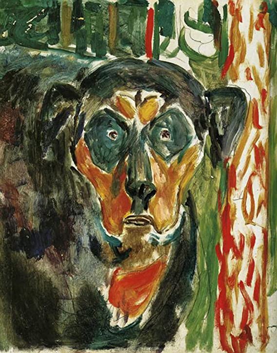 Tête de chien – Edvard Munch Edvard Munch