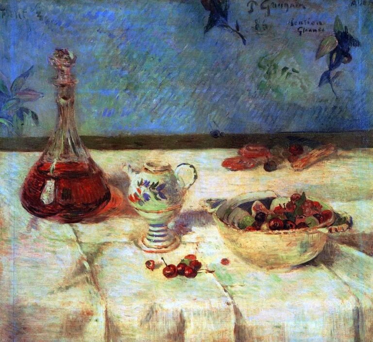 Le chiffon de table blanc – Paul Gauguin Paul Gauguin