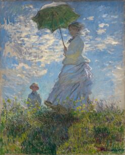 « Femme avec un parasol » ou « Femme à l’ombrelle » – Claude Monet Claude Monet