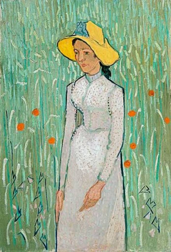 Fille en blanc – Van Gogh Vincent Van Gogh