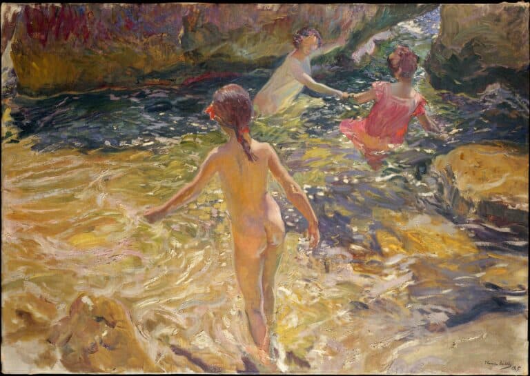 Le Bain – Sorolla Joaquín Sorolla