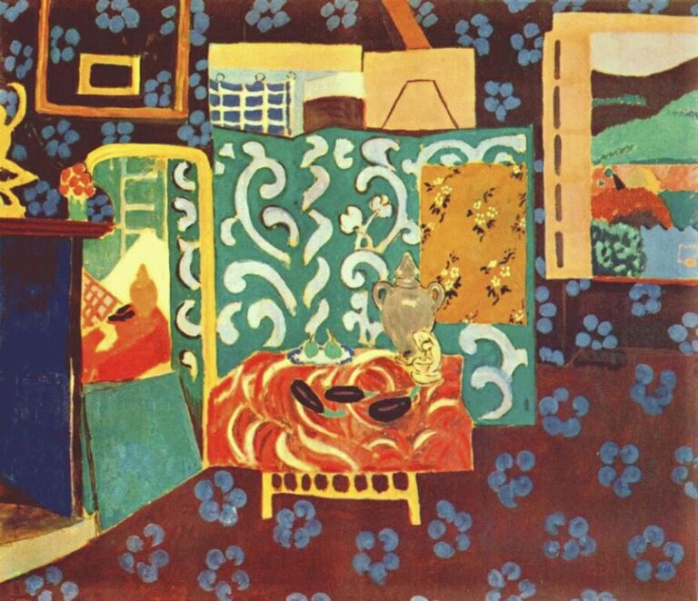 Intérieur avec des aubergines – Matisse Henri Matisse