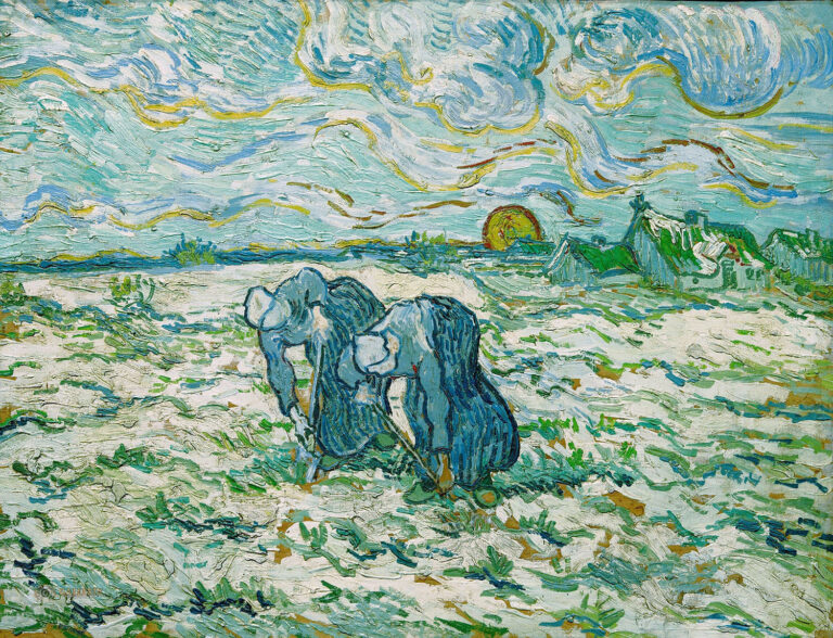 Paysannes en train de creuser – Van Gogh Vincent Van Gogh